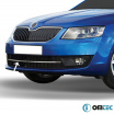 Nerez leštená lišta spodnej prednej masky Omtec Škoda Octavia III 2013+