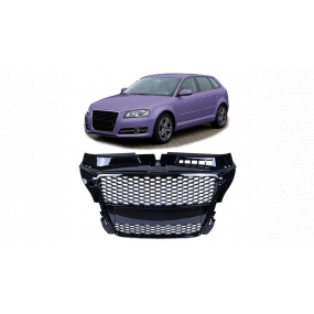 Gril Audi A3 8P Facelift Lesklá Čierna