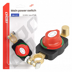 Hlavný vypínač prúdu páka batérie 12V-48V max 275A
