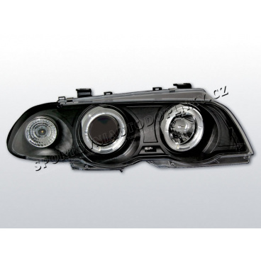 BMW E46 98-01 Angel Eyes black (LPBM39) - sedan, touring BMW E46 98-01 Angel Eyes black (LPBM39) - sedan, touring