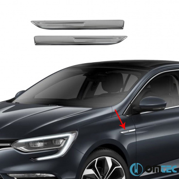Nerez lišta do blatníku Renault Megane 2016-20 Nerez lišta do blatníku Renault Megane 2016-20