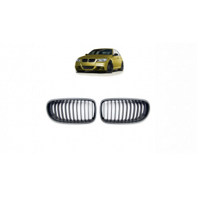 Mriežka BMW 3 E90 E91 Facelift jednotlivé lamely Matná čierna