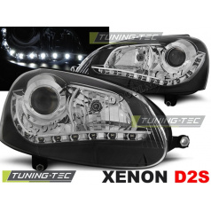 VW Golf V predné číre svetlá Daylight Black Xenon (LPVWH9)