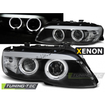 BMW X5 E53 11.2003-06 predné číre svetlá Xenon black (LPBMC3)