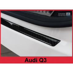 Carbon kryt- ochrana prahu zadného nárazníka Audi Q3 2011+