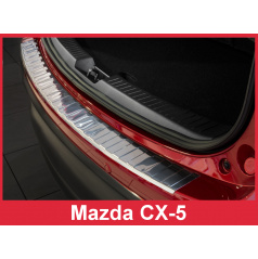 Nerez kryt-ochrana prahu zadného nárazníka Mazda CX-5 2012-17