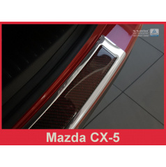Carbon kryt- ochrana prahu zadného nárazníka Mazda CX-5 2014-17