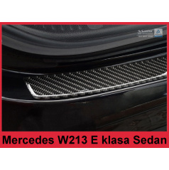 Carbon kryt- ochrana prahu zadného nárazníka Mercedes E W213 sedan 2016+