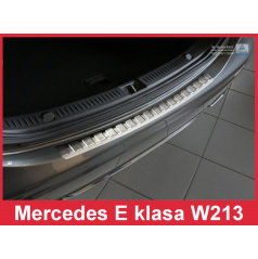 Nerez kryt-ochrana prahu zadného nárazníka Mercedes E W213 2016+