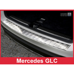 Nerez kryt-ochrana prahu zadného nárazníka Mercedes GLC 2015+