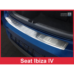 Nerez kryt- ochrana prahu zadného nárazníka Seat Ibiza IV HTB. 2012-17