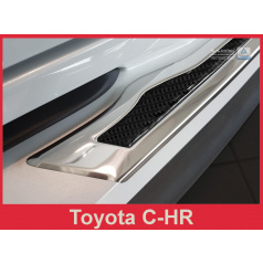 Carbon kryt- ochrana prahu zadného nárazníka Toyota C-HR 2016+