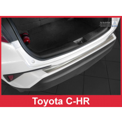 Nerez kryt- ochrana prahu zadného nárazníka Toyota C-HR 2016+ brúsený