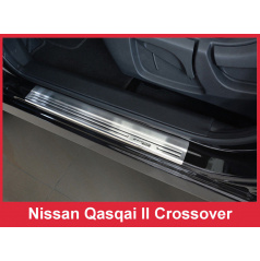 Nerez ochranné lišty prahu dverí 4ks Špeciálna edícia Nissan Qashqai 2 2014-17