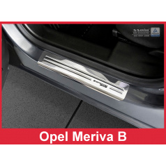 Nerez ochranné lišty prahu dverí 4ks Špeciálna edícia Opel Meriva B 2010-16
