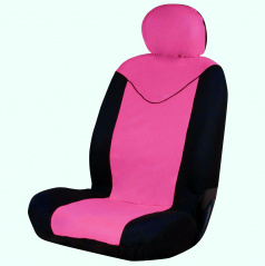 Univerzálny poťah sedadla čierno-ružový