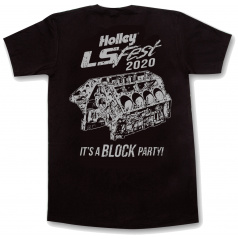 Čierne bavlnené tričko HOLLEY BLOCK PARTY