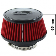 Športový vzduchový filter Simota bavlnený plochý 60-76 mm RED