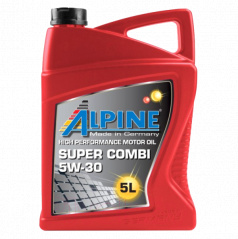 Motorový syntetický olej Alpine 5W-30 SUPER KOMBI