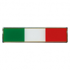3D logo vlajka Taliansko 110x27 mm