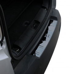 Nerez kryt hrany zadního nárazníku Omtec Jeep Renegade 2014+ černý