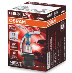 Halogénová žiarovka Osram HB3 12V 60W P20d NIGHT BREAKER LASER +150%