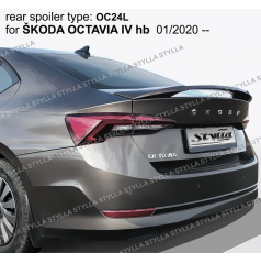 Škoda Octavia IV 2020+ zadný spoiler (EÚ homologácia)