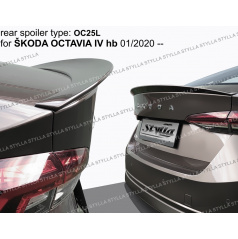 Škoda Octavia IV 2020+ zadný spoiler II (EÚ homologácia)