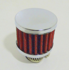 Športový oddychový filter, červený 25 mm
