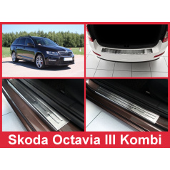 Sada nerez doplnkov 5 ks Škoda Octavia III kombi