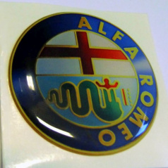 Znak Alfa Romeo priemer 55 mm, 4 ks