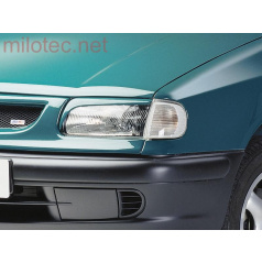 Kryty svetlometov Milotec (mračítka) - ABS čierny, Škoda Felicia