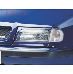 Kryty svetlometov Milotec (mračítka) - ABS čierny, Škoda Felicia Facelift