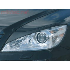 Kryty svetlometov Milotec Bad look (mračítka) - ABS čierny, Škoda Octavia II Facelift