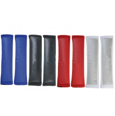 Návleky na pásy carbon štýl červené, modré, čierne, strieborné 2 ks