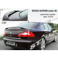 Škoda Superb sedan 2008- zadný spoiler (EÚ homologácia)