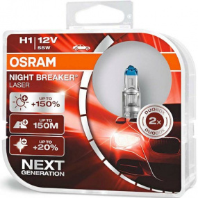 Žiarovka Osram Night Breaker Unlimited H1 12V / 55W (sada 2 ks)