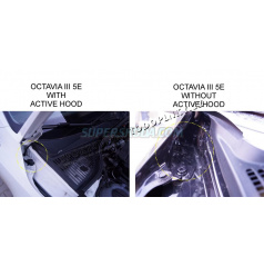 Škoda Octavia III - vzpery kapoty KI-R - pre aktívne kapotu