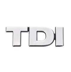 Chróm samolepiace logo TDI