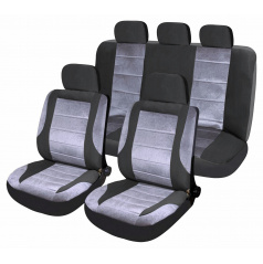 Poťahy sedadiel súprava Deluxe airbag (2x predné sedadlo a zadné sedadlá, 5x opierka hlavy)