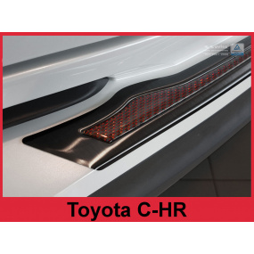 Carbon kryt- ochrana prahu zadného nárazníka Toyota C-HR 2016+