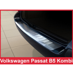 Nerez kryt- ochrana prahu zadného nárazníka Volkswagen Passat B5 kombi 2000-05
