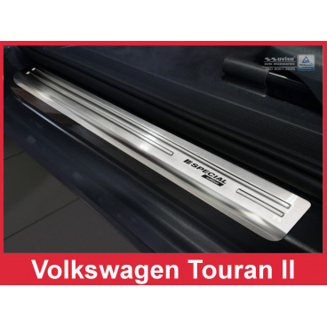 Nerez ochranné lišty prahu dverí 4ks Špeciálna edícia Volkswagen Touran 2 2015-17