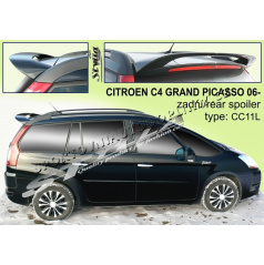 Citroen C4 Grand Picasso 2006- zadný spoiler (EÚ homologácia)