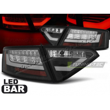Audi A5 2007-06.2011 Coupe - zadné lampy black LED BAR (LDAUE1)
