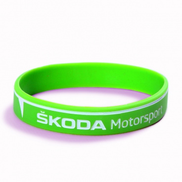 Silikónový náramok Škoda Motorsport